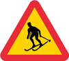 A17 , Varning för skidåkare